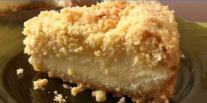 Szelet királyi királyi sajttorta túrós