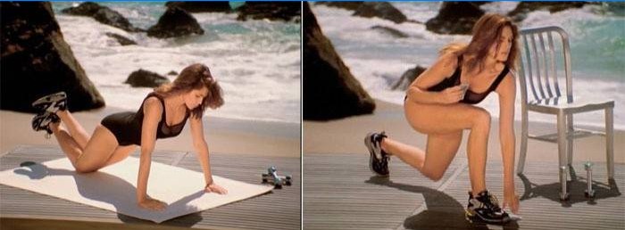 Cindy Crawford bemutatja a kurzus összes gyakorlatát