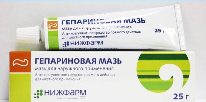 Heparin kenőcs