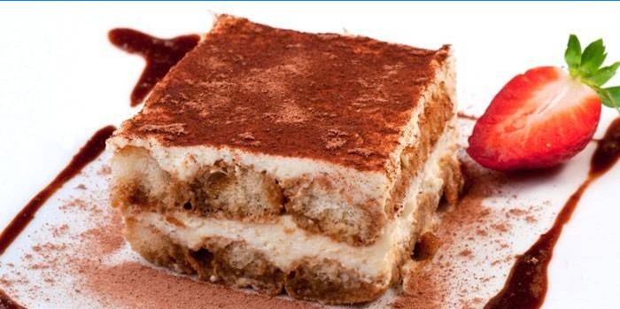 Tiramisu torta variáció