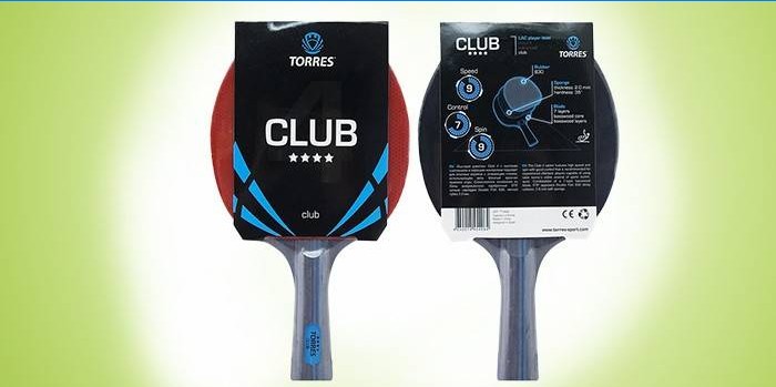 Asztalitenisz ütők, Torres club 4
