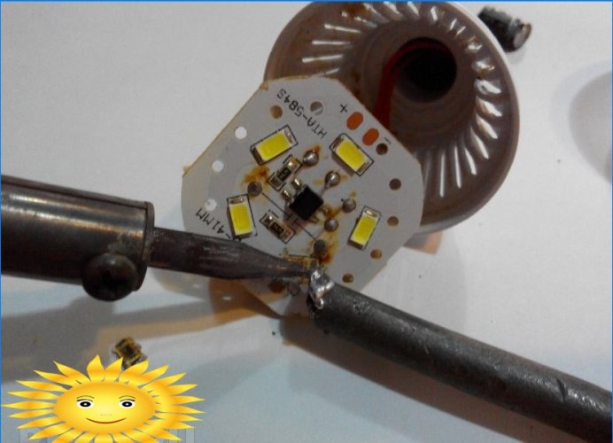 DIY LED lámpa javítása