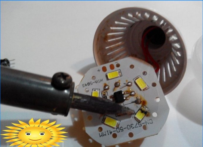DIY LED lámpa javítása
