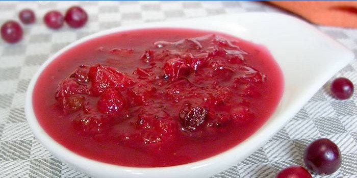 Édes-savanyú áfonya szósz