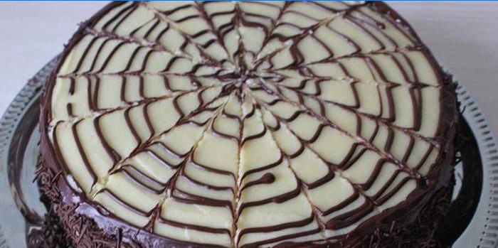 Házi Esterhazy torta csokoládé krémmel
