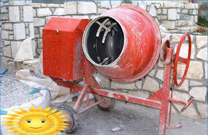 Betonkeverő kiválasztása magánépítéshez