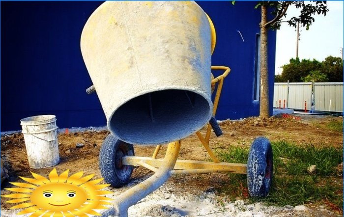 Betonkeverő kiválasztása magánépítéshez