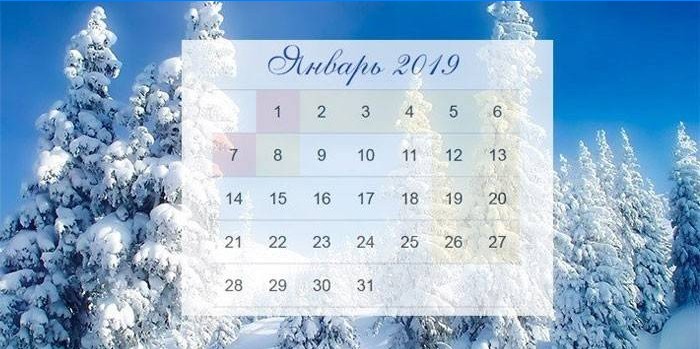 Januári naptár
