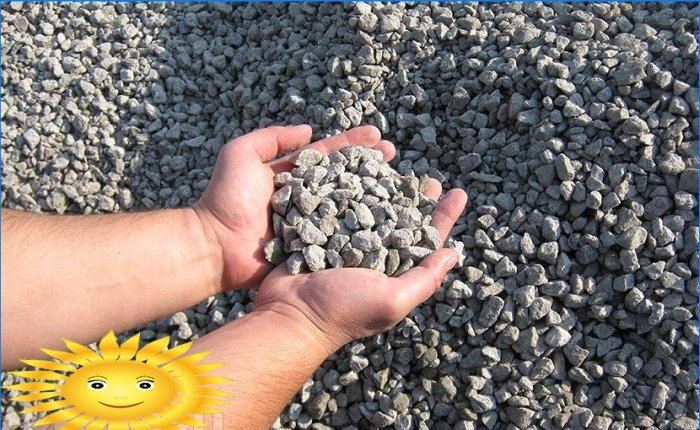 Építőipari zúzott kő. Típusok, jellemzők, felhasználás