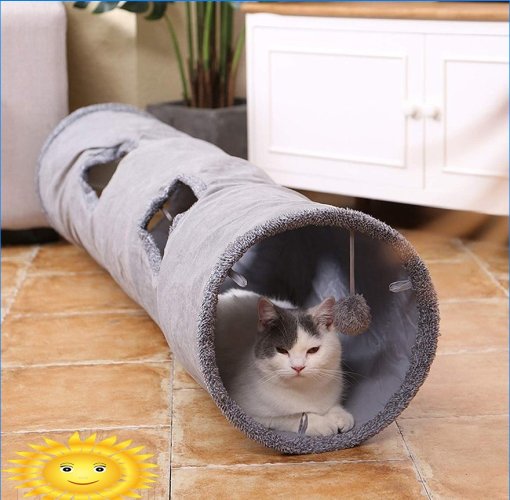 Puha alagút macskának