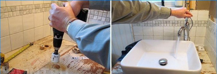 Hogyan telepítsen egy mosdót a fürdőszobába saját kezével