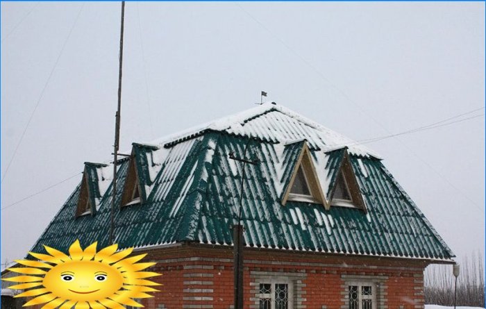 Hullámpala a tetőn: hogyan tegye a tetőt 50 évre