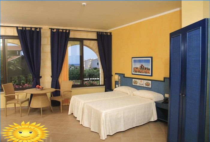 Mediterrán szálloda belső