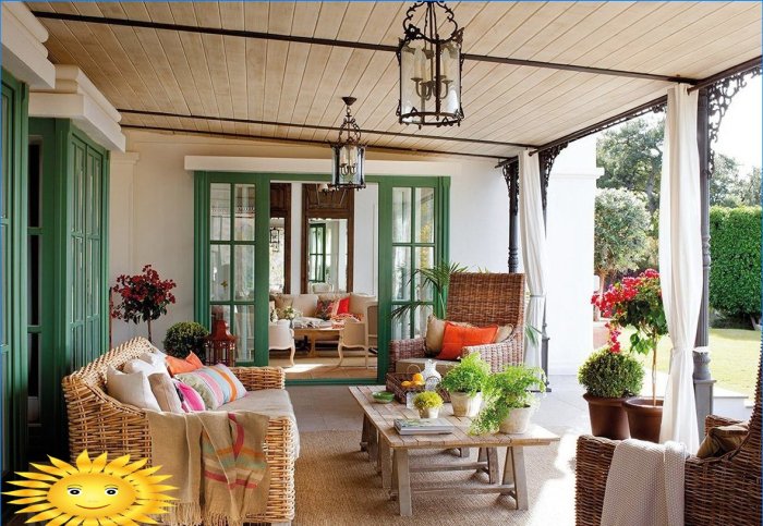 Öt ötlet a terasz vagy a veranda elrendezéséhez
