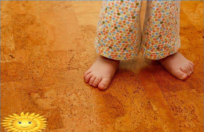 Parafa padló: a parafa padló előnyei és hátrányai