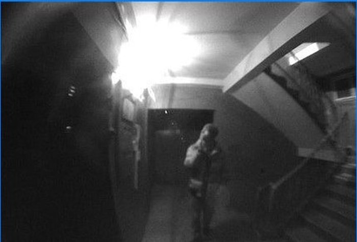 Videó ajtó peephole - a lépcső távirányítója