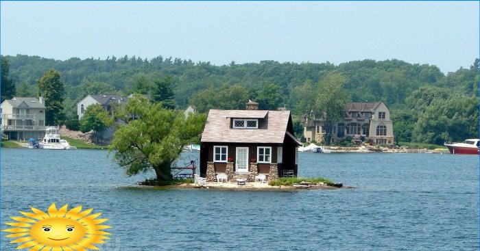 Kis ház egy apró szigeten, Kanada