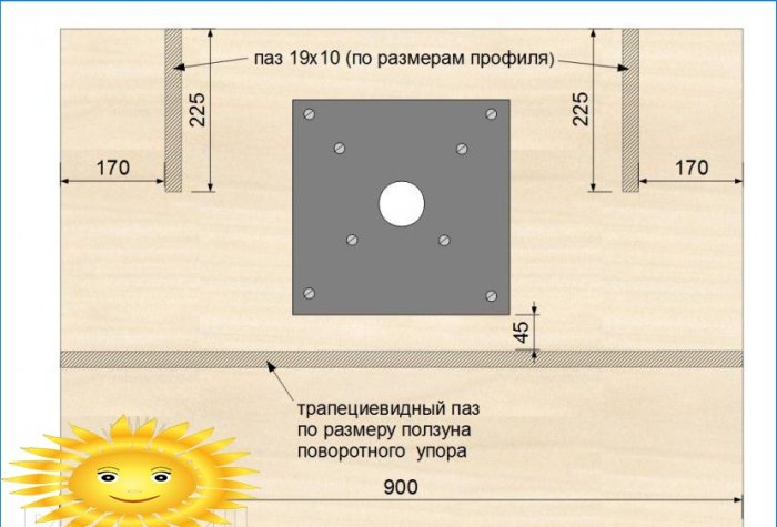 Csináld magad maróasztal egy kézi routerhez, lépésről lépésre