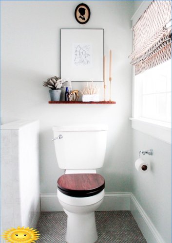 Eredeti ötletek egy kis fürdőszoba elrendezéséhez és dekorálásához