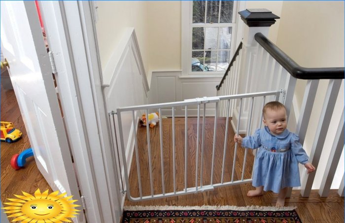 Lépcsővédelem a gyermekektől