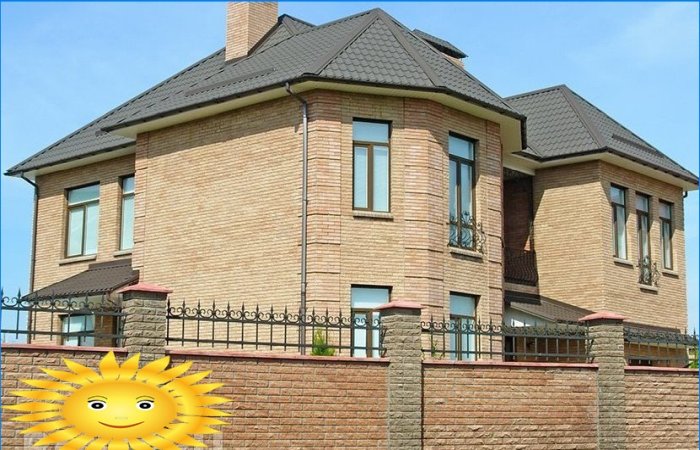 Hogyan építsünk egy téglakerítést saját kezűleg