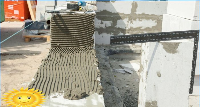 Hogyan válasszuk ragasztót a szénsavas beton blokkokhoz?