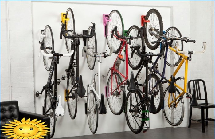 Kerékpár és egyéb sporteszközök tárolása lakásban