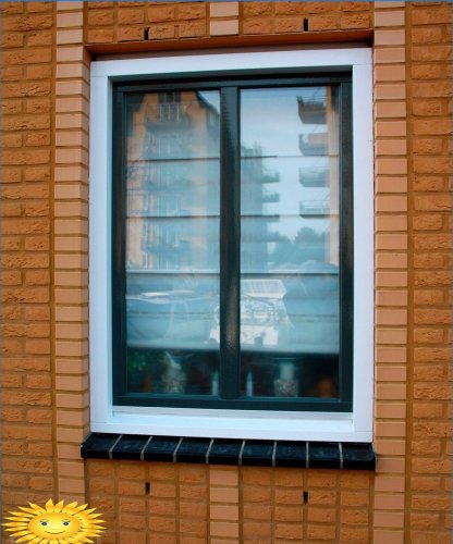 Klinker ablakpárkány: példák, telepítési szolgáltatások