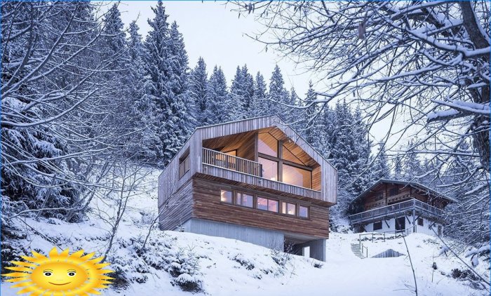 Szokatlan alpesi házak - téli fotógyűjtemény