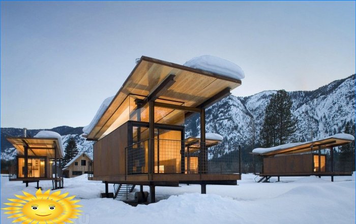 Szokatlan alpesi házak - téli fotógyűjtemény
