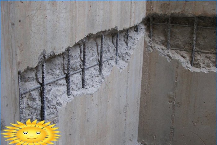 Beton forgácsolás és betonacél kitettség