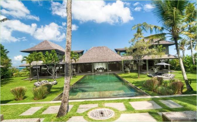 Tájépítészet egy bali villában