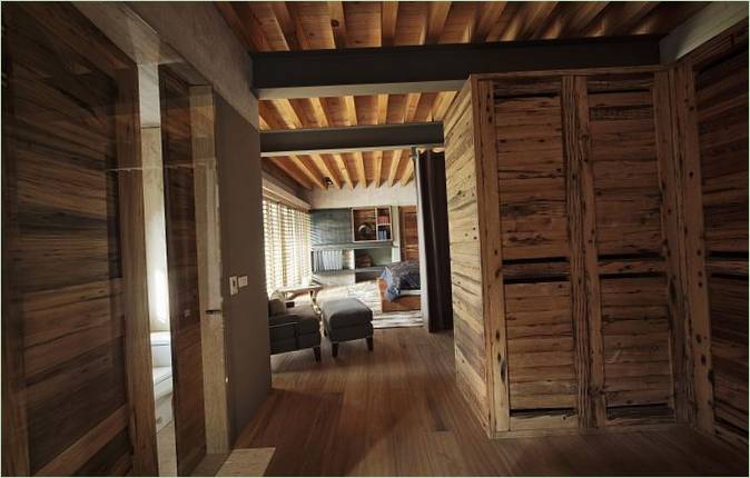 A mexikói Villa House Maza luxusvilla fa burkolata