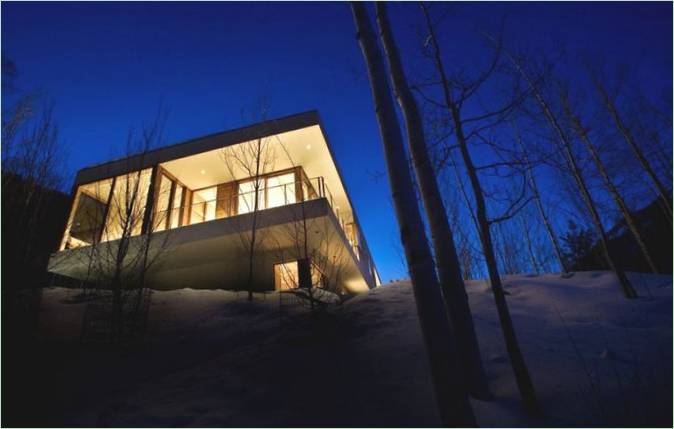 Egy luxus Linear House tervezése Coloradóban