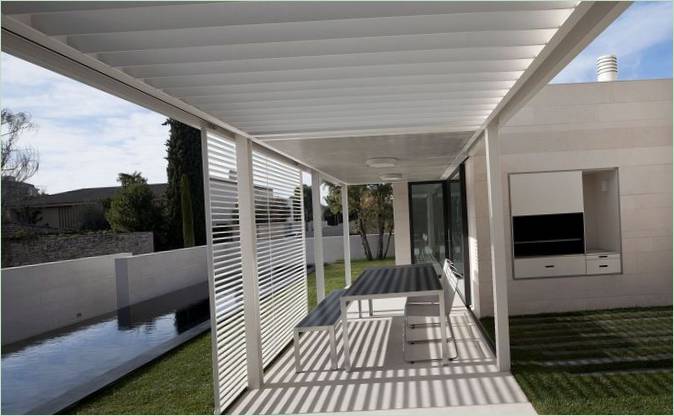 Nyári pavilon az Igualada N1-ben Barcelonában