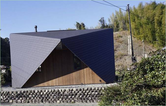 Az Origami House külseje Japánban