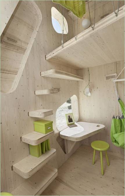 Fából készült diákház a Tengbom Architects tervei alapján