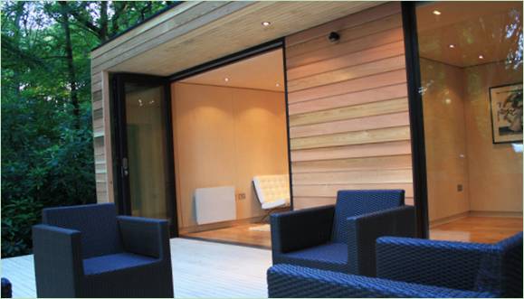 A Garden Room Studios belső tere és kialakítása