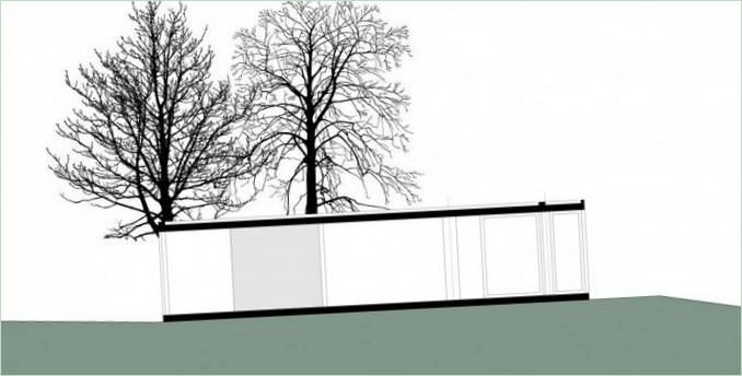 Az LHVH Architekten által készített konténerterv