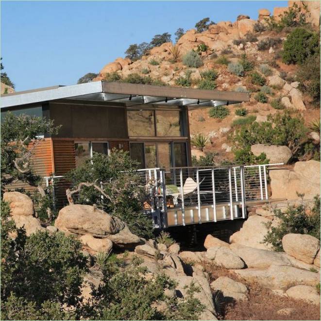 Rock Reach Mansion a Mojave-sivatagban