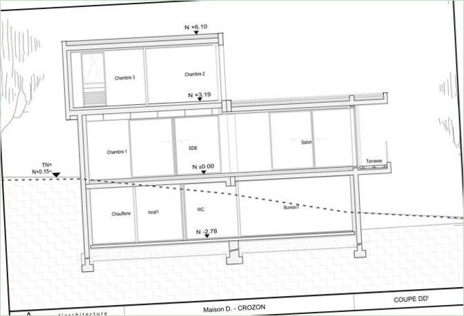 Crozon Residence Scheme Diagram