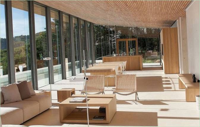 A dél-franciaországi Villa ALON belseje