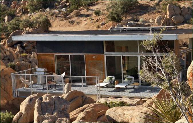 Rock Reach Mansion a Mojave-sivatagban