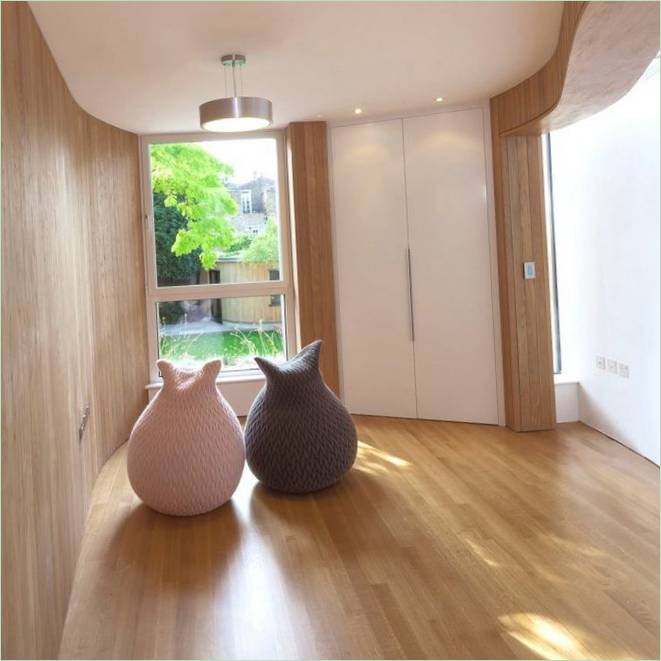 Ablakhely a De Beauvoir Road House-ban Londonban