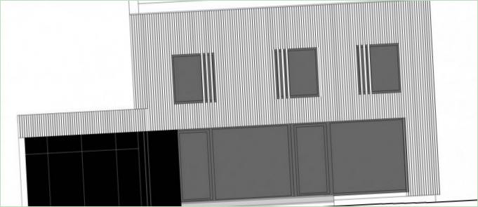 A Tectoniques Architects által tervezett Villa B ház részletes tervezése Franciaországban