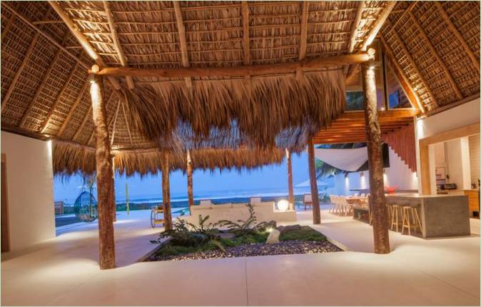 A Costa Azul House bungaló belseje, Cincopatasaatolg, El Salvador