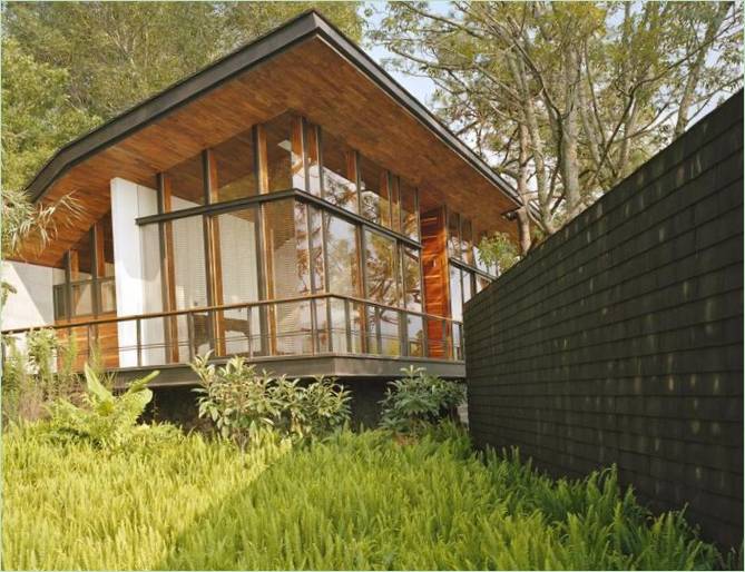 A Casa en el Bosque modern kialakítása