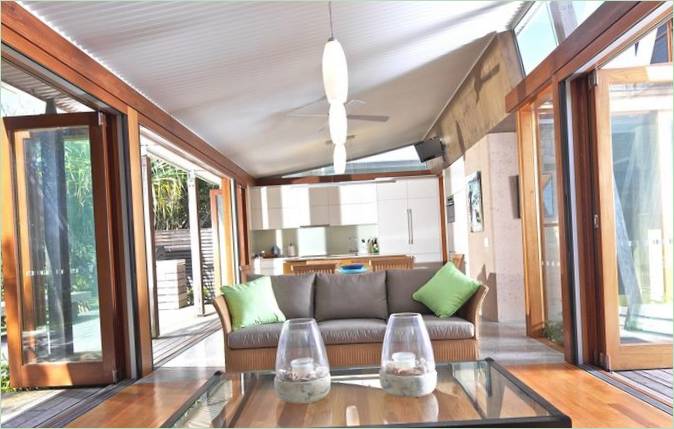 Az ausztráliai Currimundi Beach House belseje