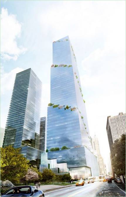 Bjarke Ingels fiatal dán építész projektjei - New York-i irodahomlokzat