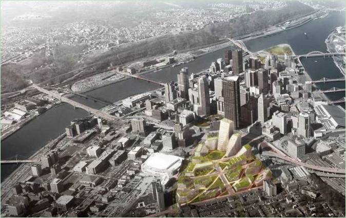 Bjarke Ingels, a fiatal dán építész projektjei - Pittsburgh-i projekt. 1. kép